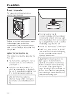 Preview for 48 page of Miele W 1215 Operating And Installation Manual