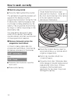 Preview for 18 page of Miele W 1512 Operating Instructions Manual