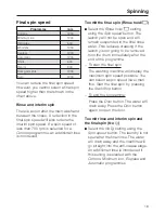 Preview for 19 page of Miele W 1512 Operating Instructions Manual