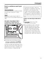 Preview for 29 page of Miele W 1512 Operating Instructions Manual