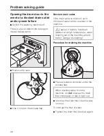 Preview for 38 page of Miele W 1512 Operating Instructions Manual