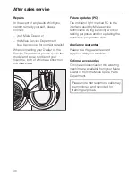 Preview for 40 page of Miele W 1512 Operating Instructions Manual