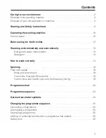 Preview for 3 page of Miele W 1513 Operating Instructions Manual