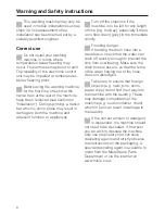 Preview for 8 page of Miele W 1513 Operating Instructions Manual