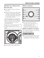 Preview for 15 page of Miele W 1513 Operating Instructions Manual