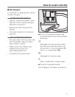 Preview for 17 page of Miele W 1513 Operating Instructions Manual