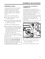 Preview for 43 page of Miele W 1513 Operating Instructions Manual