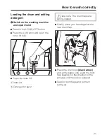 Preview for 21 page of Miele W 163 Operating Instructions Manual