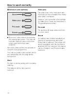 Preview for 16 page of Miele W 1714 Operating Instructions Manual