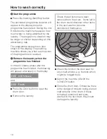 Preview for 18 page of Miele W 1716 Operating Instructions Manual