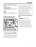 Preview for 29 page of Miele W 1716 Operating Instructions Manual