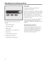 Preview for 14 page of Miele W 1724 Operating Instructions Manual