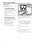 Preview for 20 page of Miele W 1724 Operating Instructions Manual