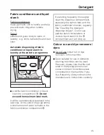 Preview for 35 page of Miele W 1724 Operating Instructions Manual