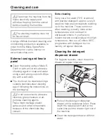 Preview for 36 page of Miele W 1724 Operating Instructions Manual