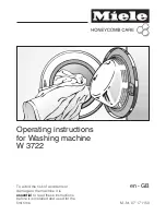 Preview for 1 page of Miele W 1740 Operating Instructions Manual