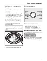 Preview for 15 page of Miele W 1740 Operating Instructions Manual