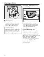 Preview for 32 page of Miele W 1740 Operating Instructions Manual