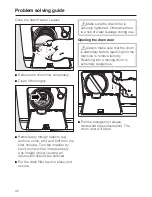 Preview for 40 page of Miele W 1740 Operating Instructions Manual