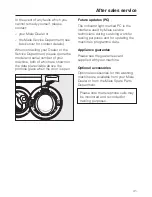 Preview for 41 page of Miele W 1740 Operating Instructions Manual