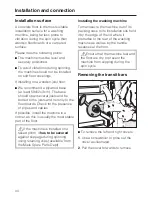 Preview for 44 page of Miele W 1740 Operating Instructions Manual