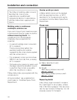 Preview for 48 page of Miele W 1740 Operating Instructions Manual