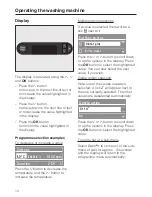 Preview for 14 page of Miele W 1901 WPS Operating Instructions Manual