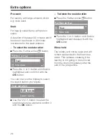 Preview for 26 page of Miele W 1901 WPS Operating Instructions Manual