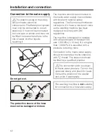 Preview for 62 page of Miele W 1901 WPS Operating Instructions Manual