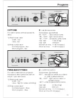 Preview for 15 page of Miele W 1903 Operating Instructions Manual