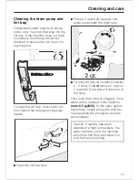 Preview for 21 page of Miele W 1903 Operating Instructions Manual