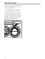 Preview for 28 page of Miele W 1903 Operating Instructions Manual