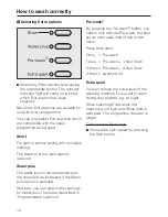 Preview for 16 page of Miele W 1913 Operating Instructions Manual