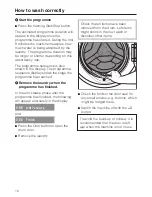 Preview for 18 page of Miele W 1913 Operating Instructions Manual