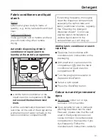 Preview for 31 page of Miele W 1913 Operating Instructions Manual