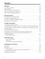 Preview for 4 page of Miele W 1914 Operating Instructions Manual