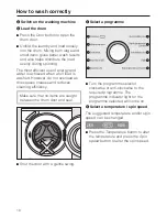 Preview for 18 page of Miele W 1914 Operating Instructions Manual