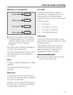 Preview for 19 page of Miele W 1914 Operating Instructions Manual