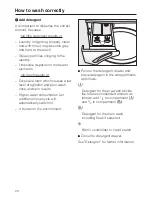 Preview for 20 page of Miele W 1914 Operating Instructions Manual