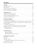 Preview for 4 page of Miele W 1916 Operating Instructions Manual