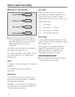 Preview for 16 page of Miele W 1916 Operating Instructions Manual