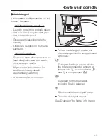 Preview for 17 page of Miele W 1916 Operating Instructions Manual