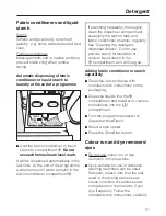 Preview for 31 page of Miele W 1916 Operating Instructions Manual