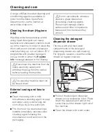 Preview for 32 page of Miele W 1916 Operating Instructions Manual