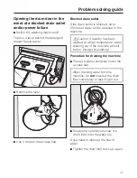 Preview for 41 page of Miele W 1916 Operating Instructions Manual