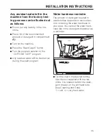 Preview for 35 page of Miele W 1918A Operating Instructions Manual