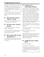 Preview for 38 page of Miele W 1918A Operating Instructions Manual