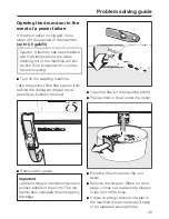 Предварительный просмотр 29 страницы Miele W 1930 Operating Instructions Manual