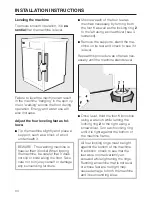 Предварительный просмотр 34 страницы Miele W 1930 Operating Instructions Manual