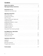 Preview for 2 page of Miele W 1930I Operating Instructions Manual
